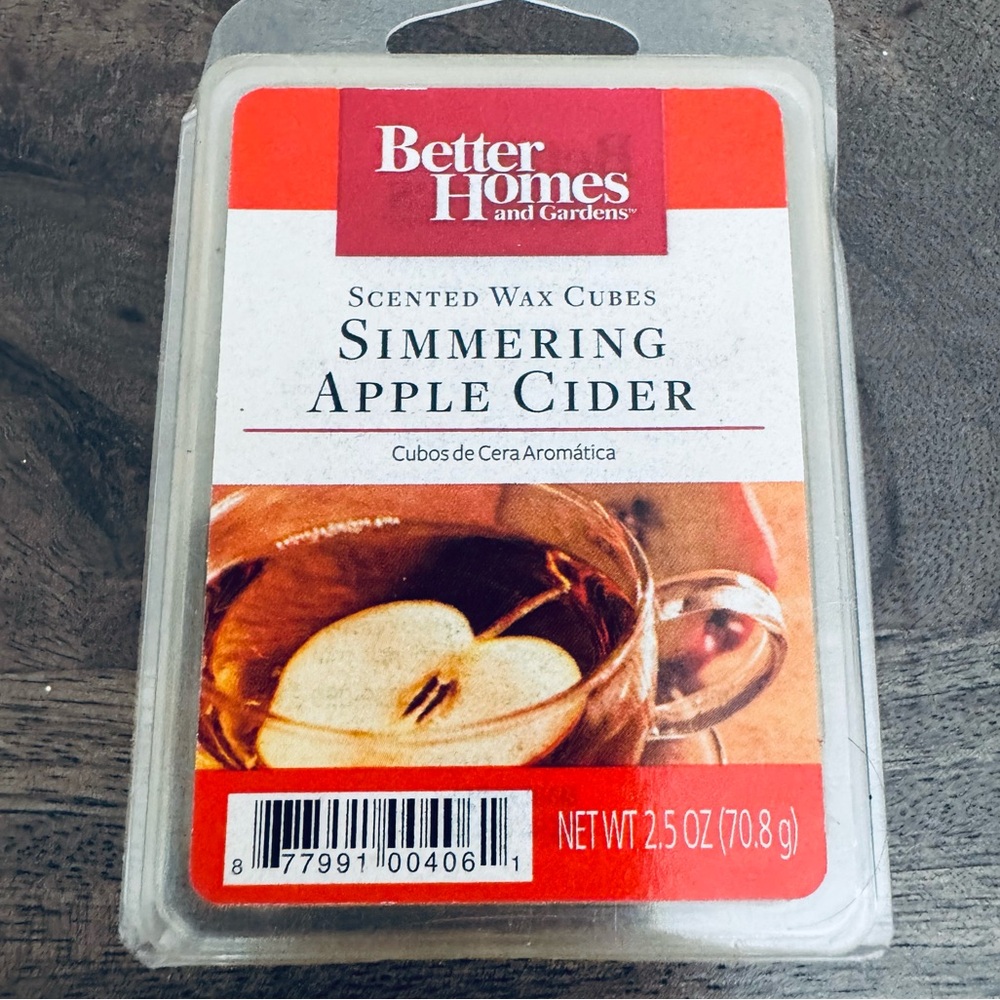Better Homes & Gardens Simmering Apple Cider Scented Wax Cubes